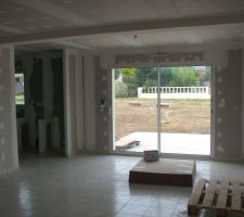Vue sur séjour salon