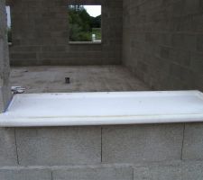 Rebord de fen&ecirc;tre de chambre