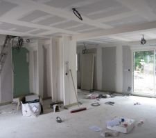 Salon salle a manger cuisine américaine
