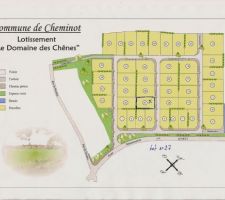 D&eacute;cision sur plan en novembre 2010 du terrain choisi : Lot n&deg;27