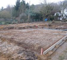 Ferraillage pour la dalle de propret&eacute;