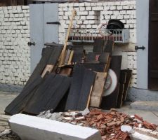 Les reste de la porte