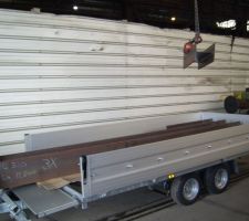 1 tonne d'acier...ca p&egrave;se lourd dans la remorque!