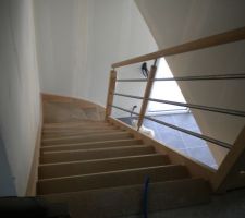 Escalier posé