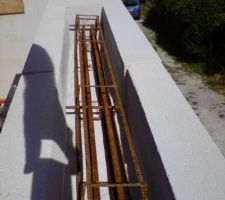 Ferraillage de linteau de fen&ecirc;tre