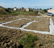 Vue du fond du jardin.