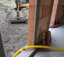 Terrassement pour raccordement eaux usées