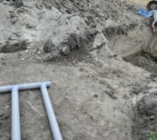 Terrassement pour microstation de chez ELOY en béton