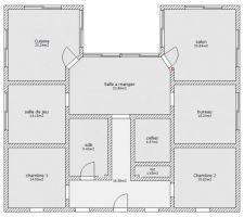 Premier essai plan de maison