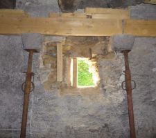 Agrandissement de l'ouverture de la buanderie,