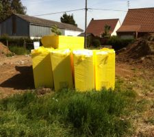 Arrivage du polystyrene