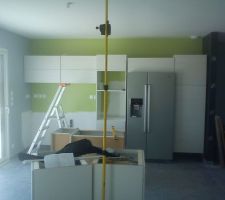 Cuisine en cours de pose