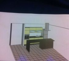 Sortie 3D du cuisiniste IXINA
