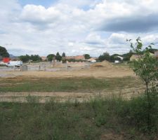 Vue de notre parcelle