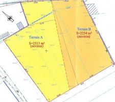&Eacute;tude de construction sur le terrain A