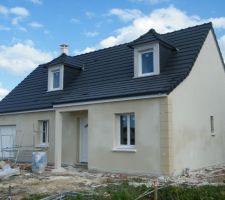 Le crépi avec ça fait beaucoup plus joli.