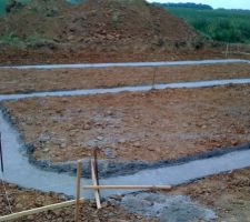 Fondations avant vide sanitaire