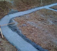 Fondations cot&eacute; pan coup&eacute;