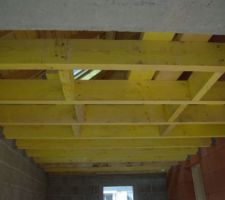Le plancher au dessus du garage
