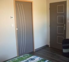 Porte de chambre avec le dressing