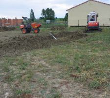Terrassement en cours