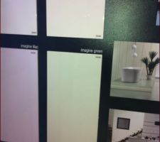 Carrelage pour accompagner le vert bubble