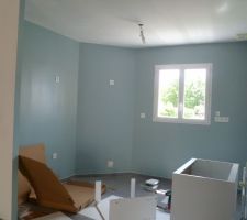 Debut du montage de la cuisine