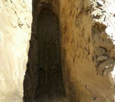 Les piliers prendront appuis la dessus