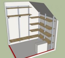 Aménagement du dressing chez IKEA
3D en cours