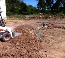 Ouverture des fondations et cr&eacute;ation des r&eacute;seaux