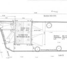 Implémentation de la maison sur le terrain