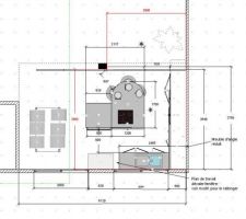 Cuisine - Plan nouvelle disposition