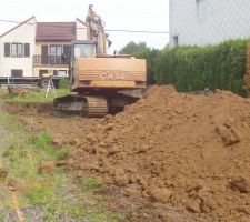 Enfin debut terrassement