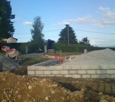 Et un mur qui n'est pas droit....c'est flagrant!