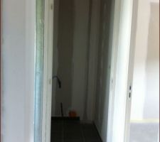 Wc haut carrelage chocolat