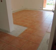 Parfeuille carmel rose pose carrelage avant decoupe