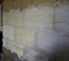 Détail des pierres apparentes