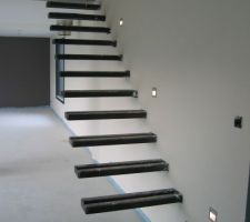 Les spots de l'escalier (LED)