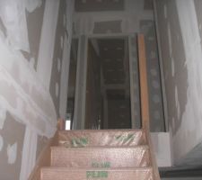 Arrivage de l'escalier le 17 juin