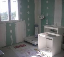 Salle de bain en cours