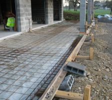 Dallage devant garages