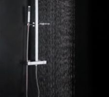 Dôme de pluie - marque Valentin en laiton, plafonnier 40*40 choisi pour la douche