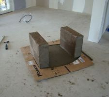 Socle pour chemin&eacute;e