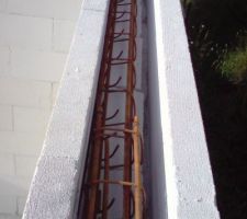 Liaison des armatures de la ceinture