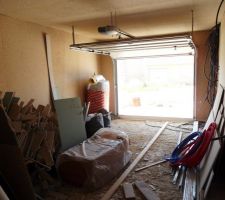 Le garage, reste la chappe à poser