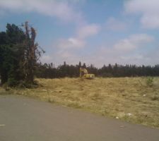 Premier coup de "pelle" pour le lotissement