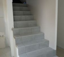 Escalier en cours