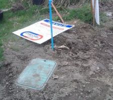 On a enfin eu l'eau!!
quelques jours avant le début des fondations.
ouf