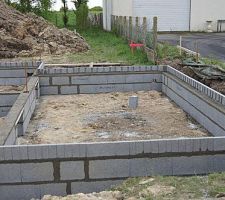 Vide sanitaire face au garage