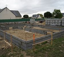 Vide sanitaire - 
vue côté jardin